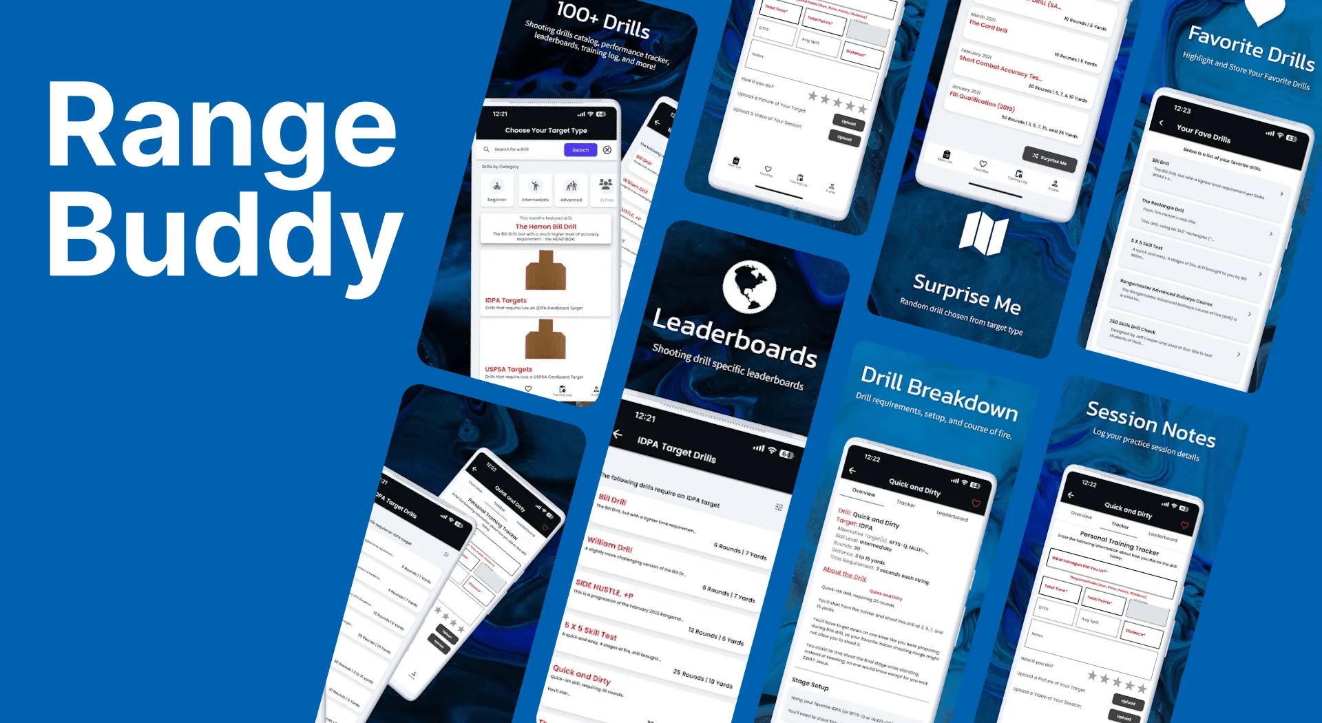 Range Buddy app screenshot